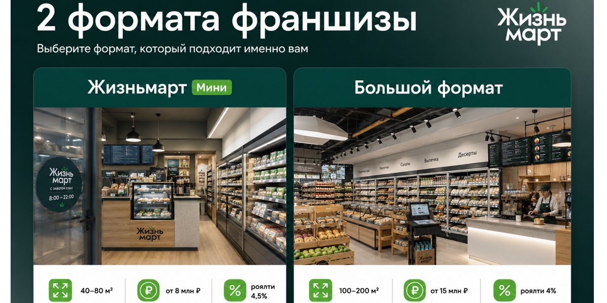 условия франшизы жизньмарт