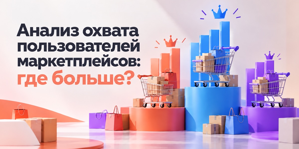 Аудитория Wildberries и "Яндекс Маркета" сократилась, а у Ozon выросла